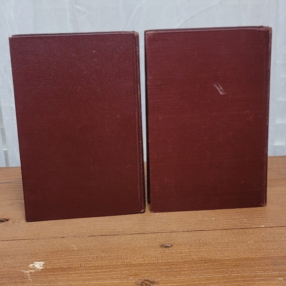 Antique Maroon Classic Book Set 1925, Robinson Curso - Picture 9 of 12